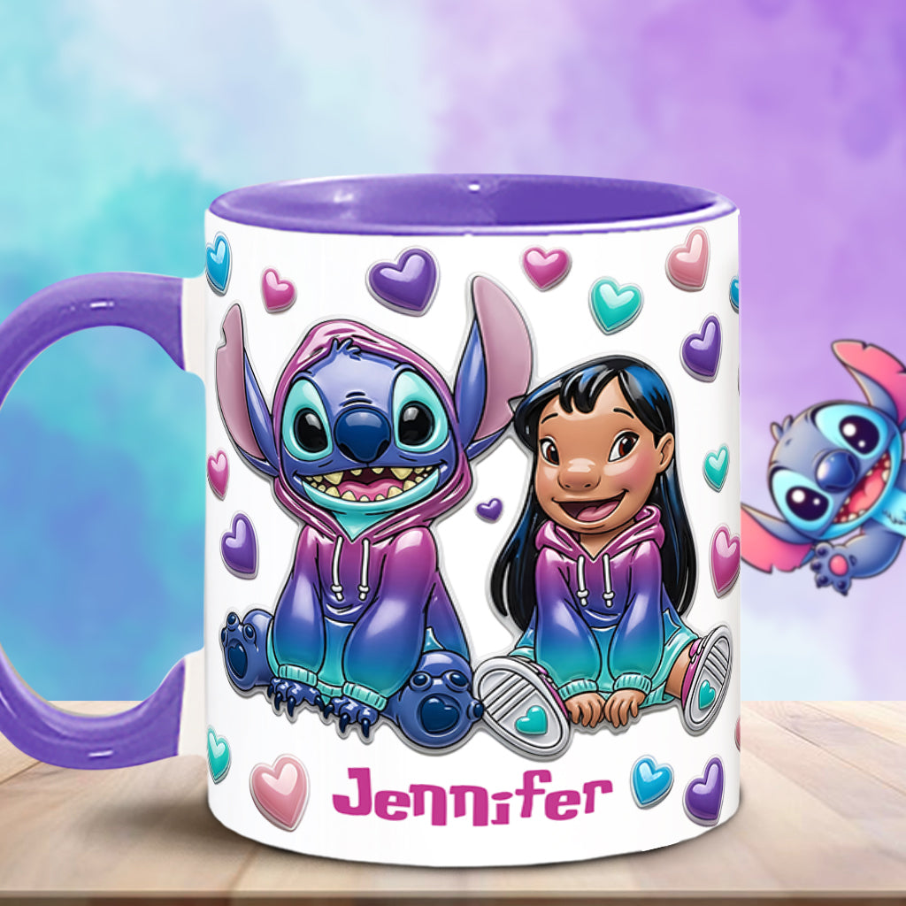 Ohana Means Family - Personalized Ohana Accent Mug