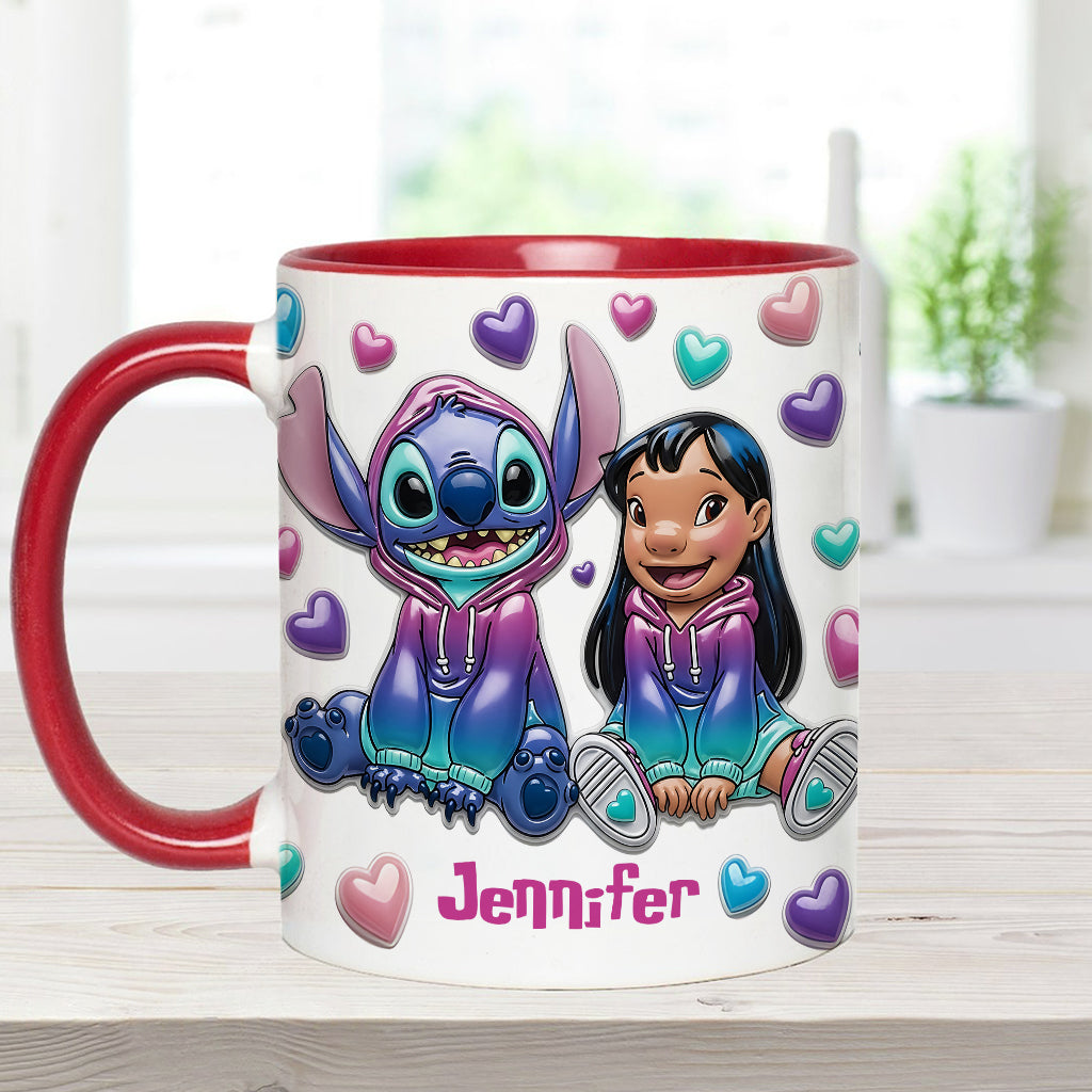 Ohana Means Family - Personalized Ohana Accent Mug