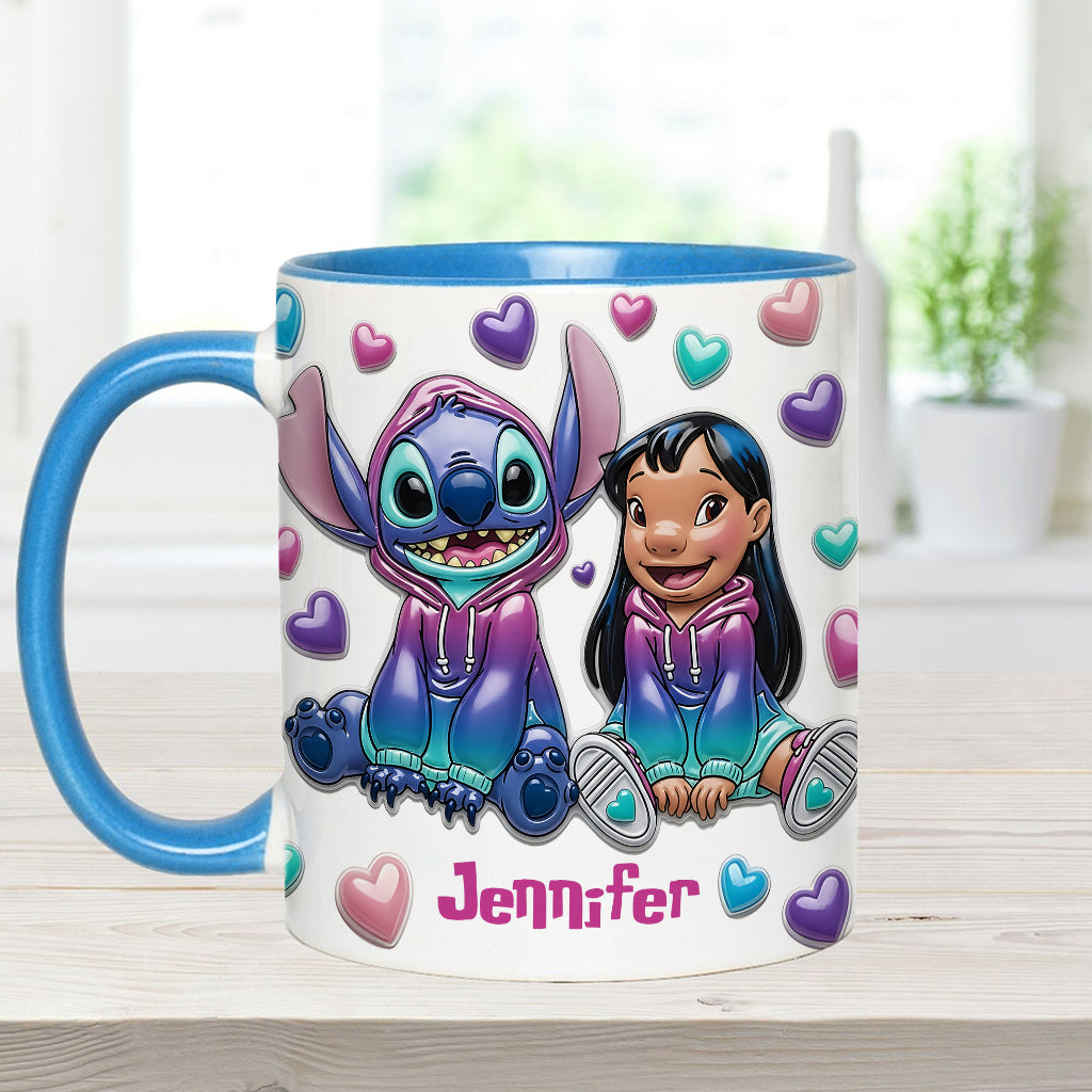 Ohana Means Family - Personalized Ohana Accent Mug