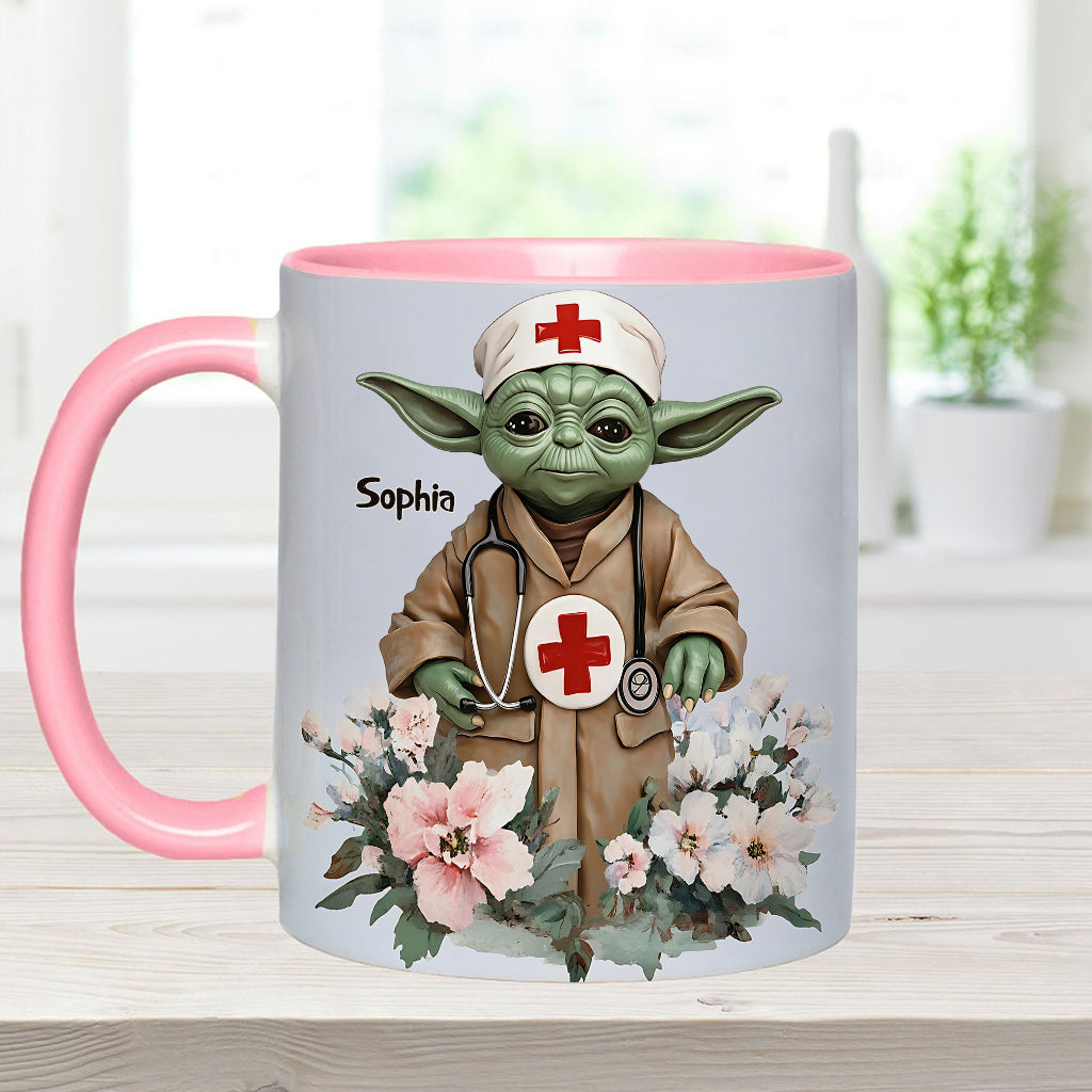 Nurses Are A Unique Kind - Personalized Nurse Accent Mug