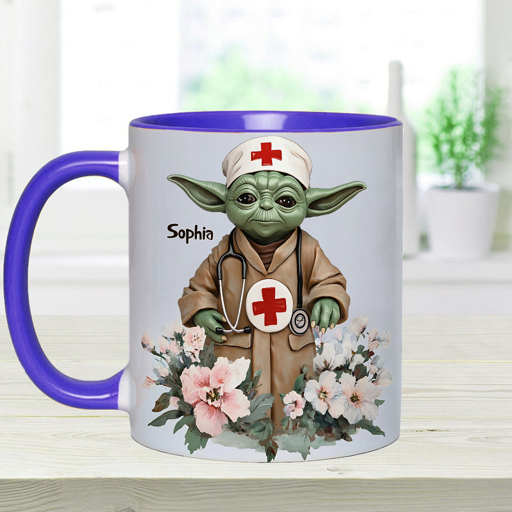Nurses Are A Unique Kind - Personalized Nurse Accent Mug