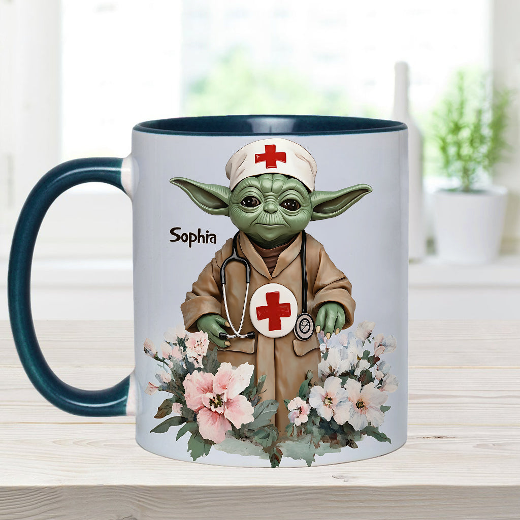 Nurses Are A Unique Kind - Personalized Nurse Accent Mug