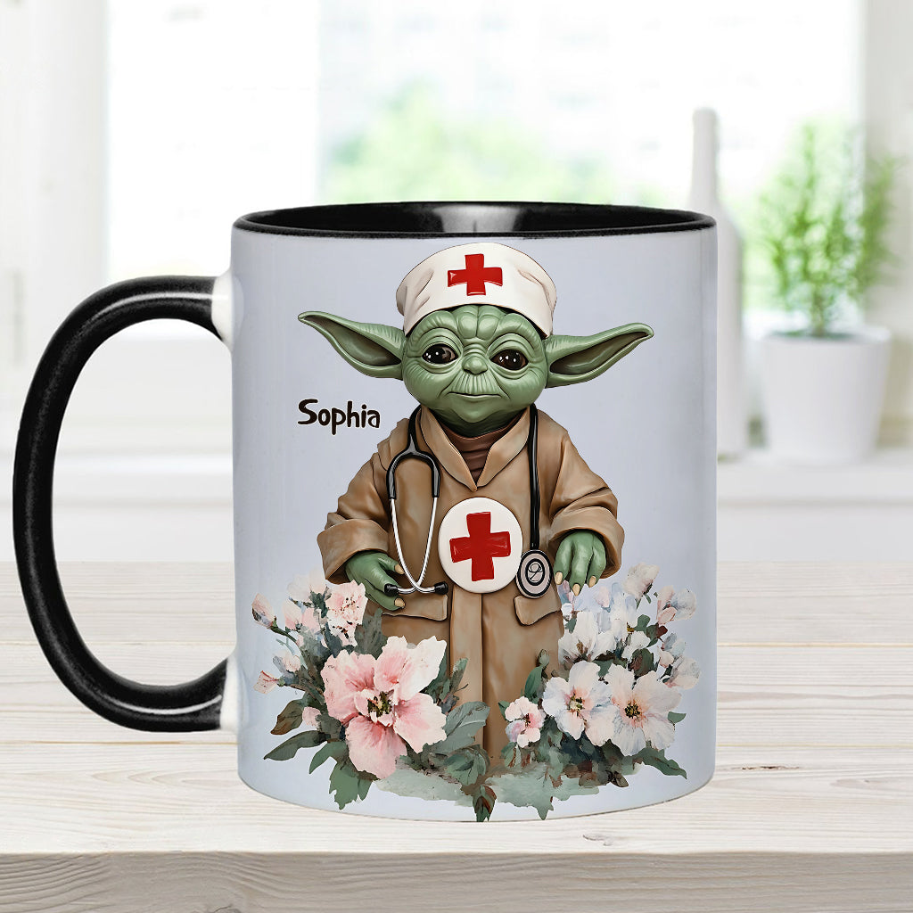 Nurses Are A Unique Kind - Personalized Nurse Accent Mug
