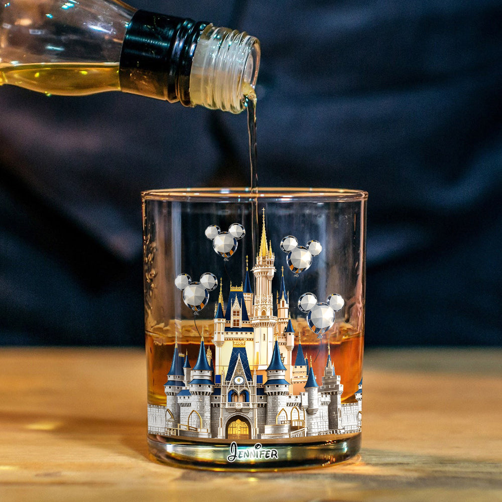 The Magical Castle - Personalized Mouse Whiskey Glass