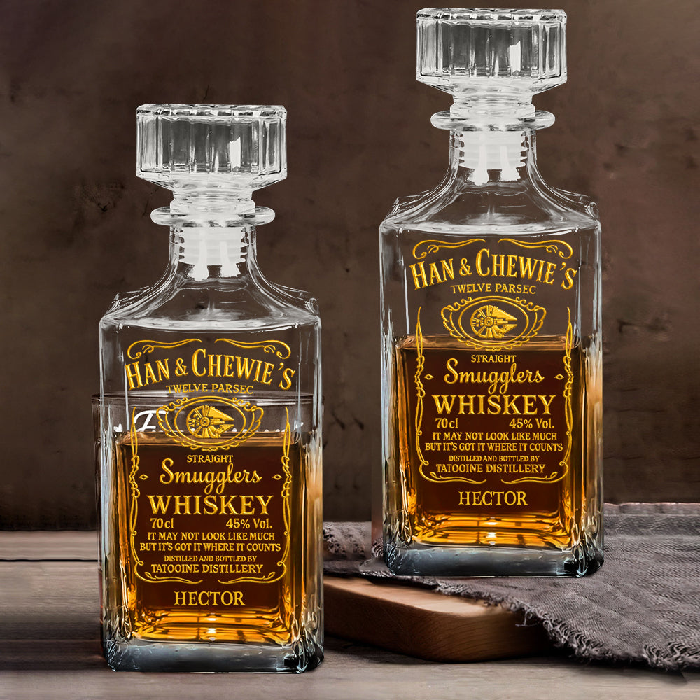 Twelve Parsec - Personalized The Force Whiskey Decanter Set