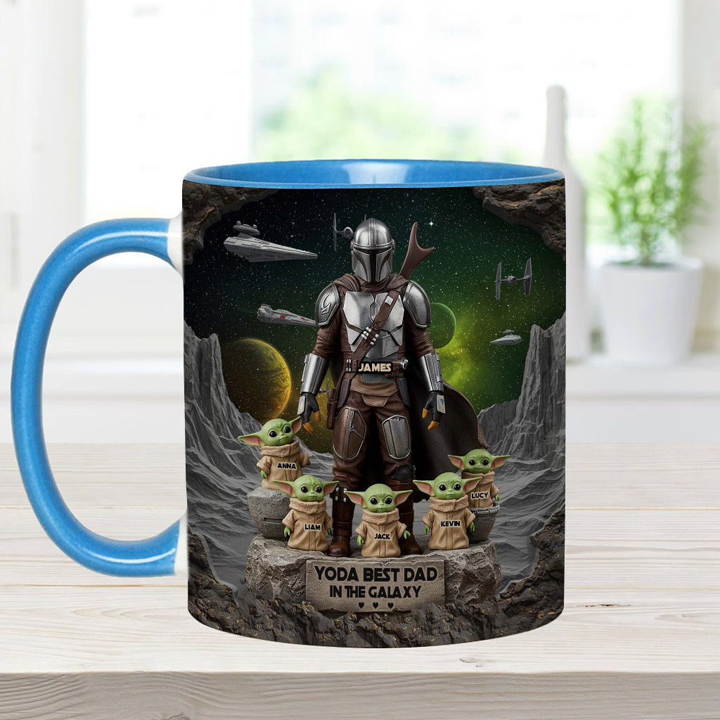 You're The Best Dad, Grandpa, Uncle,.. - Personalized The Force Accent Mug