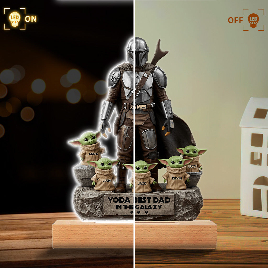 The Best Dad, Grandpa, Uncle,.. - Personalized The Force Custom Shaped Acrylic Plaque