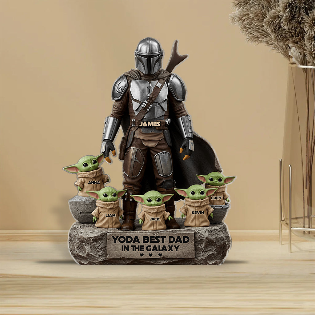 The Best Dad, Grandpa, Uncle,.. - Personalized The Force Custom Shaped Acrylic Plaque