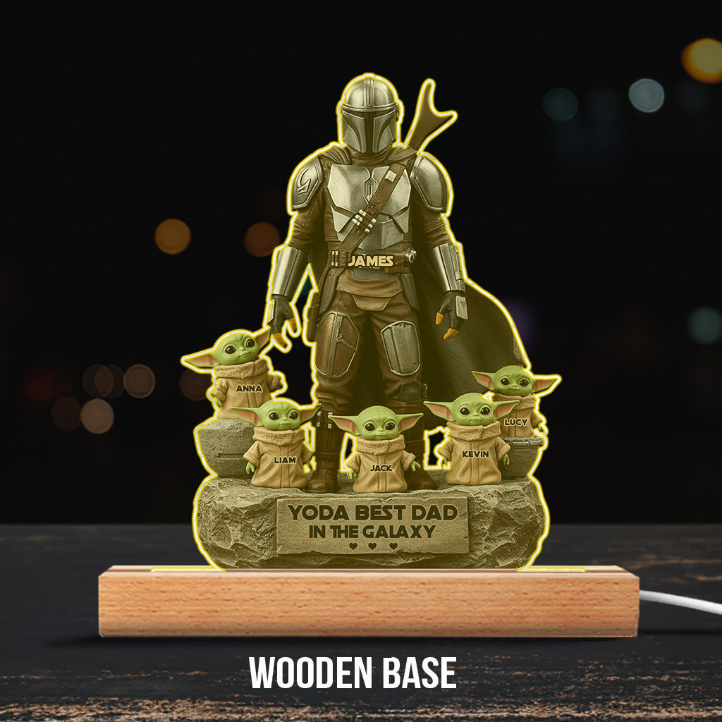 The Best Dad, Grandpa, Uncle,.. - Personalized The Force Custom Shaped Acrylic Plaque