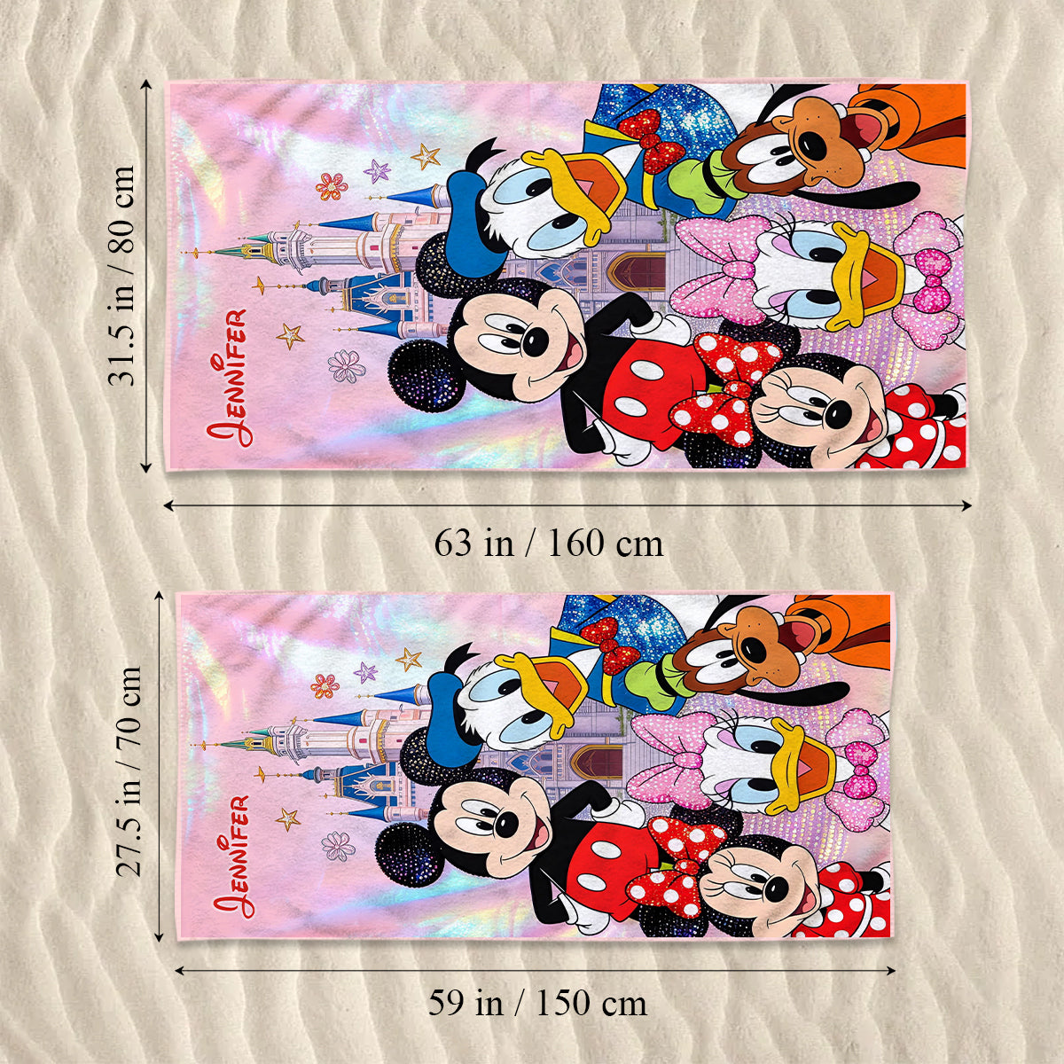 Magical Friend - Personalized Dream Trip Quick-dry Beach Towel/ Bath Towel