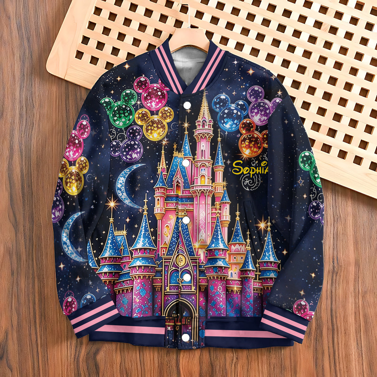 Believe In Magic - Personalized Mouse Varsity Jacket