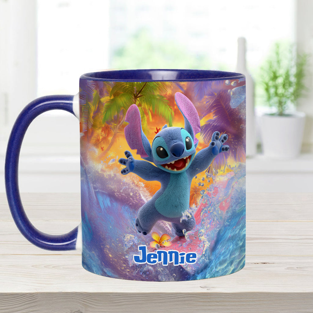 Ohana Beach Summer - Personalized Ohana Accent Mug