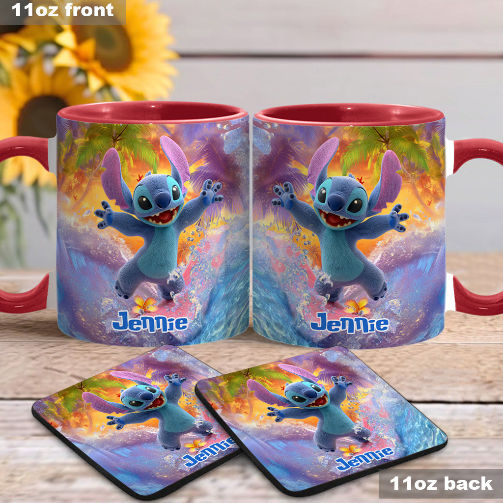 Ohana Beach Summer - Personalized Ohana Accent Mug