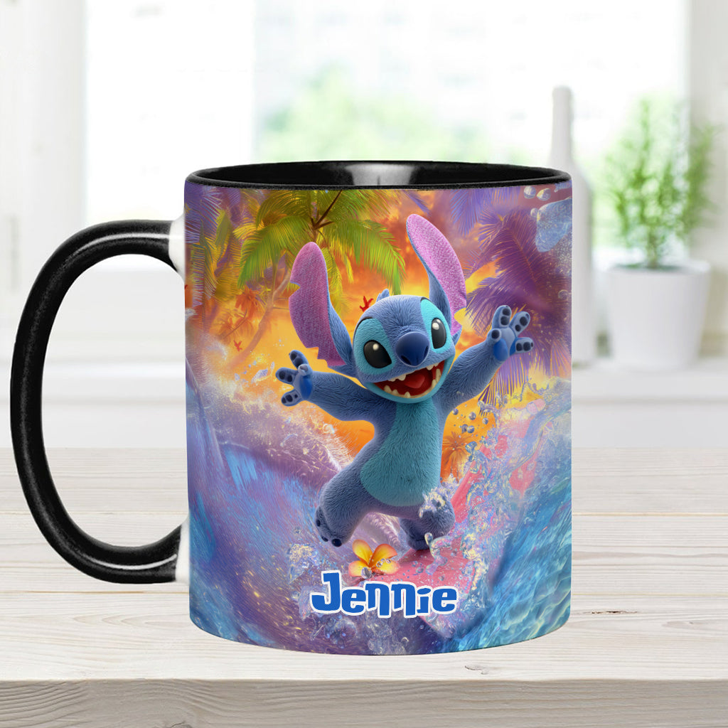 Ohana Beach Summer - Personalized Ohana Accent Mug