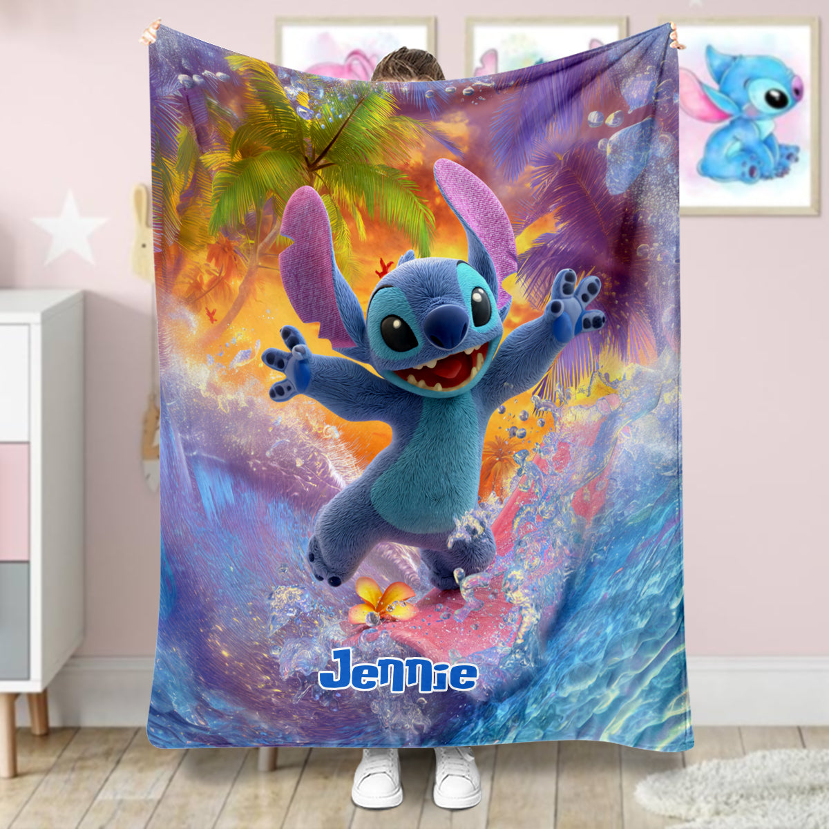 Ohana Summer - Personalized Ohana Blanket