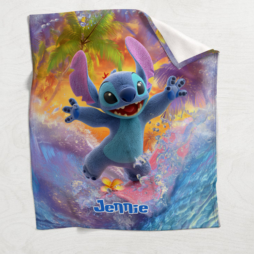 Ohana Summer - Personalized Ohana Blanket