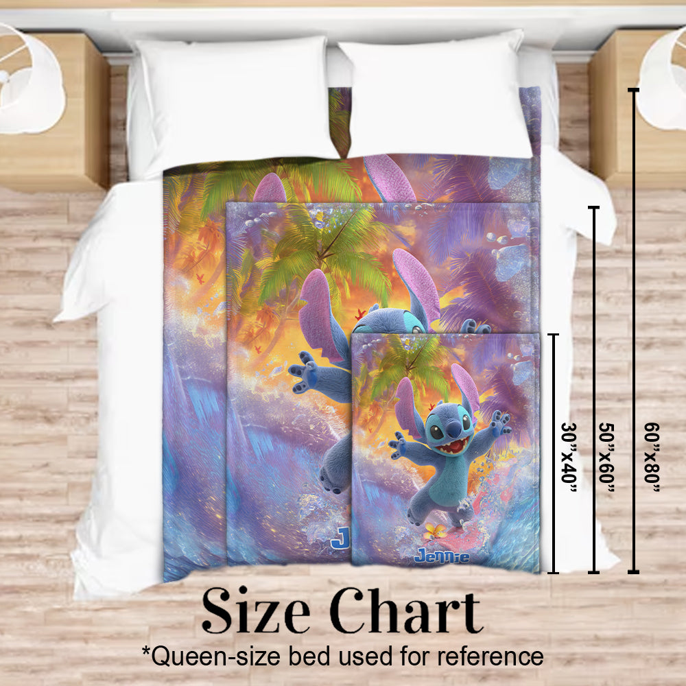 Ohana Summer - Personalized Ohana Blanket