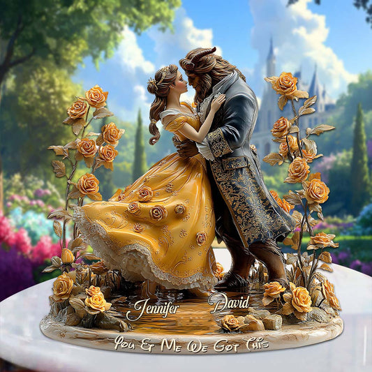 You & Me We Got This - Personalized Couple Custom Shaped Acrylic Plaque