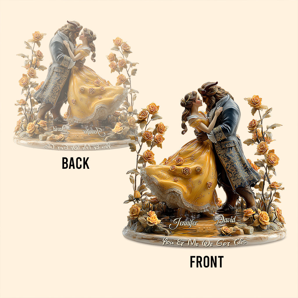 You & Me We Got This - Personalized Couple Custom Shaped Acrylic Plaque