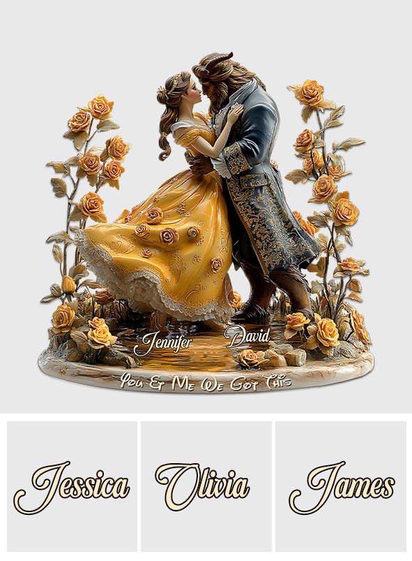 You & Me We Got This - Personalized Couple Custom Shaped Acrylic Plaque