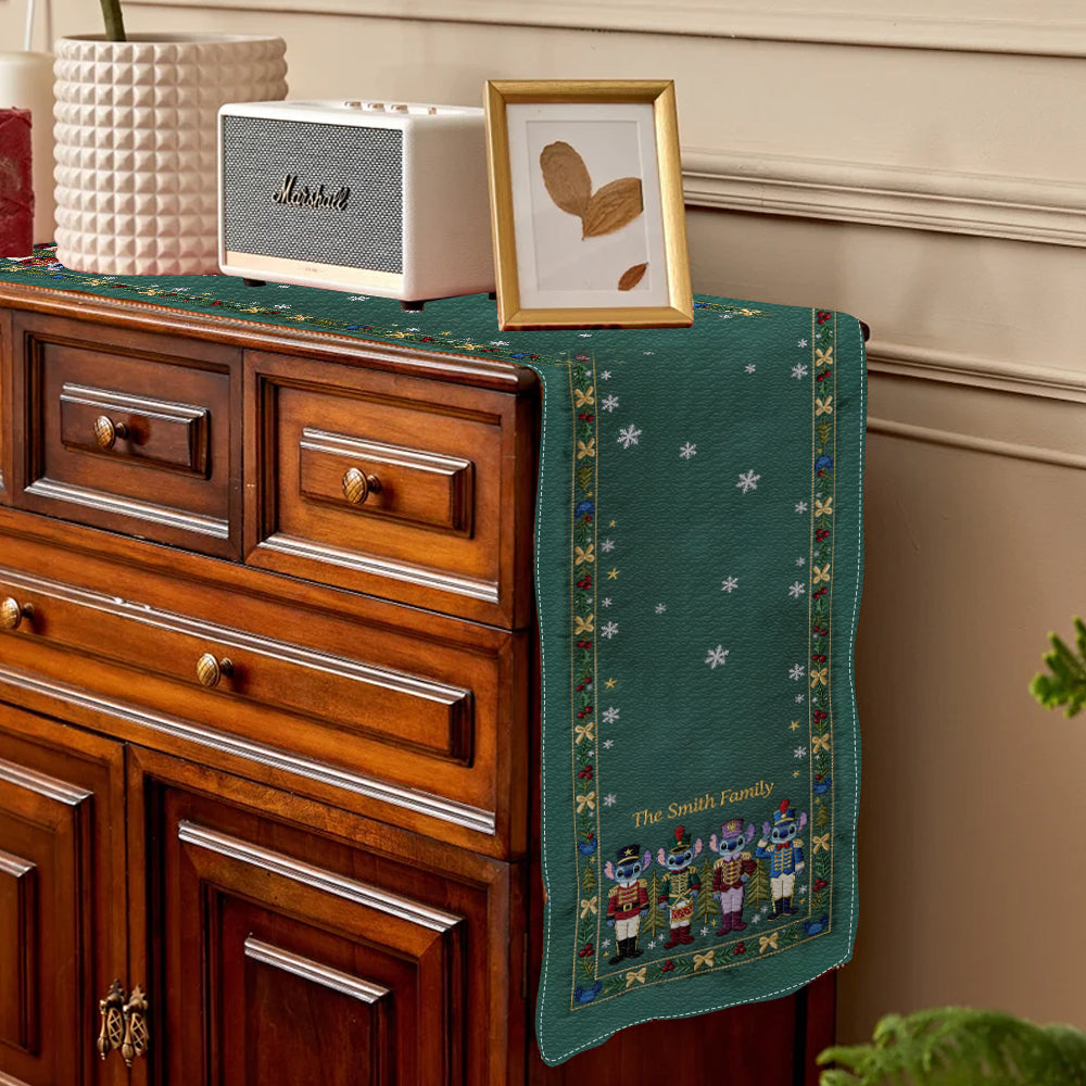 Merry Christmas - Personalized Ohana Table Runner