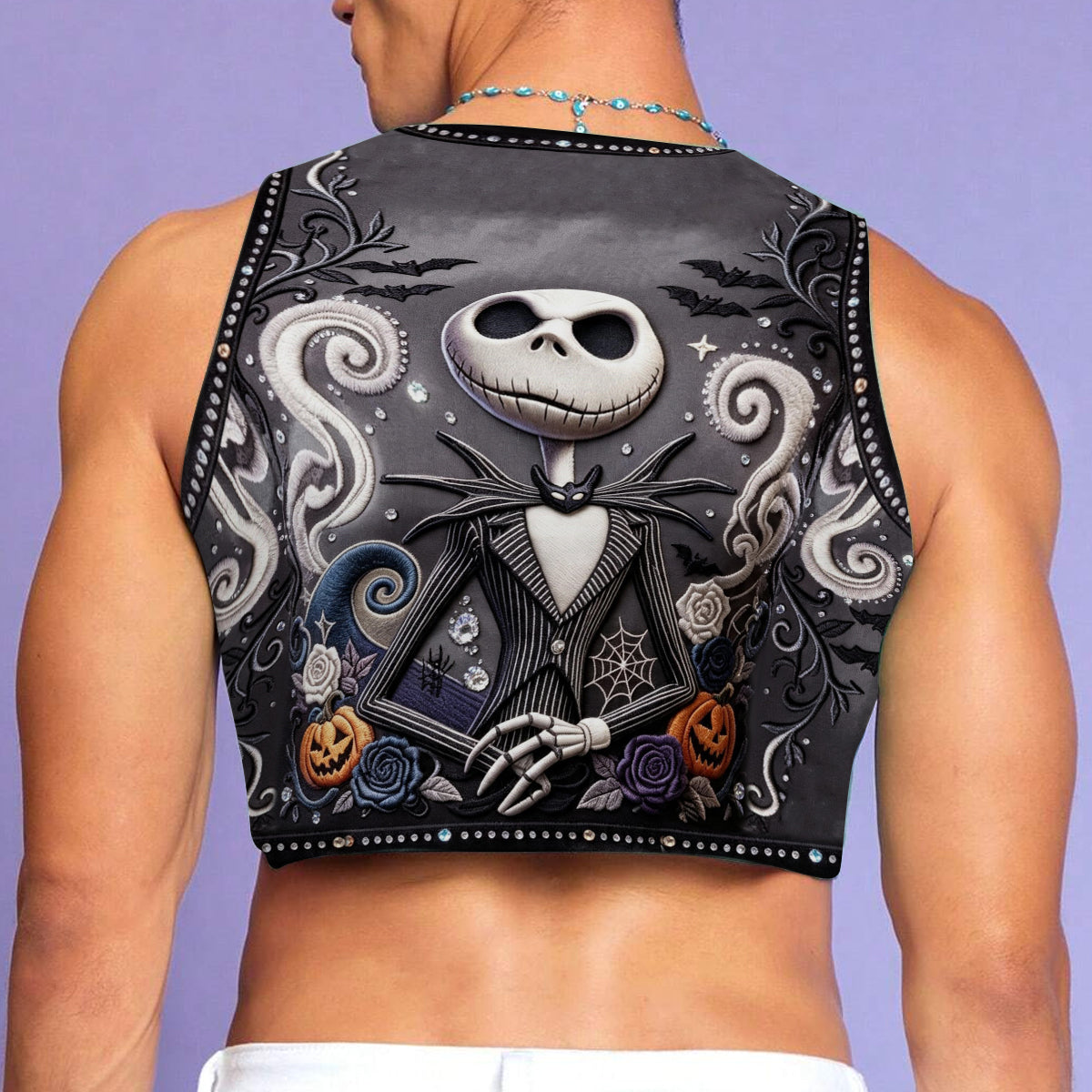 Halloween Nightmare - Personalized Nightmare Flare Pants & Crop Tanktop