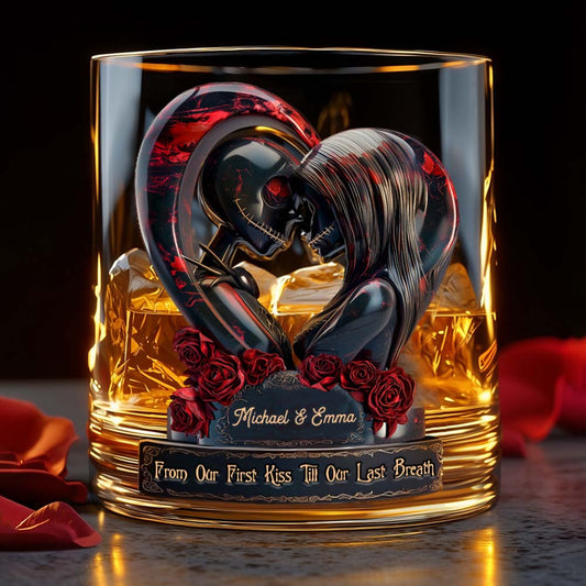 Till Death Do Us Part - Personalized Nightmare Whiskey Glass