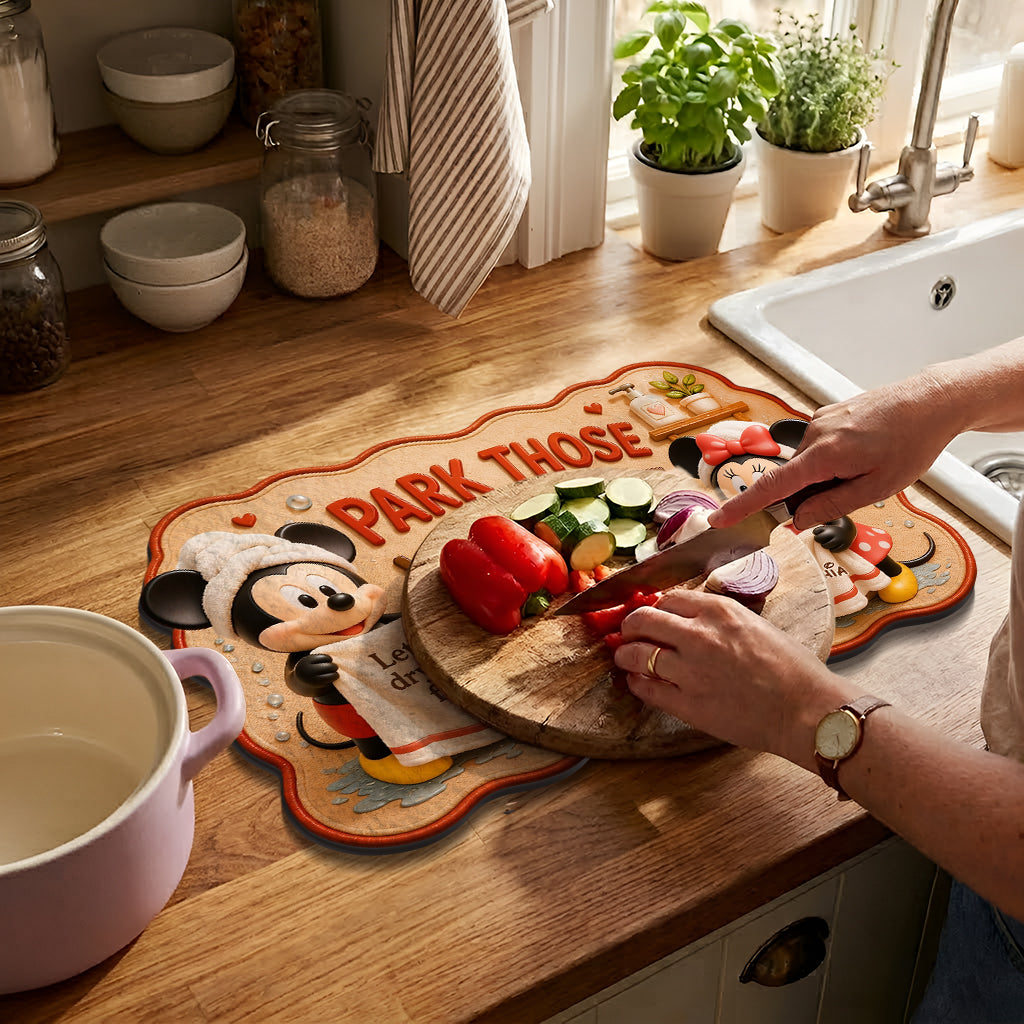 Cartoon Mouse Fans Gift - Personalized Mouse Drying Mat