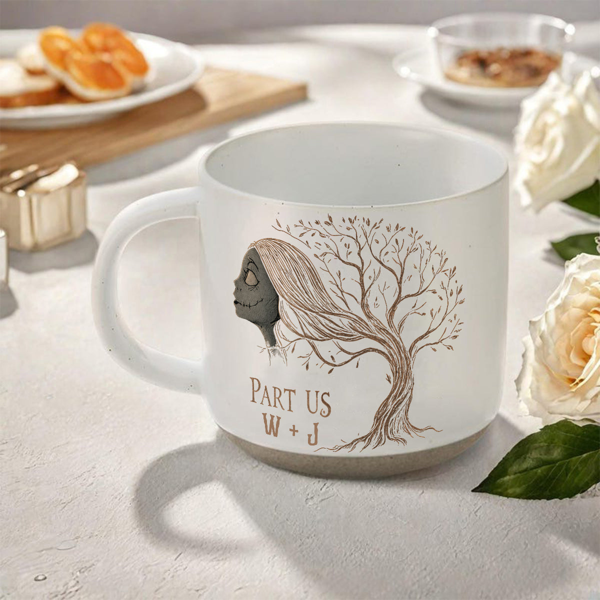 Death Can't Part Us - Personalized Nightmare Printed Pottery Mug