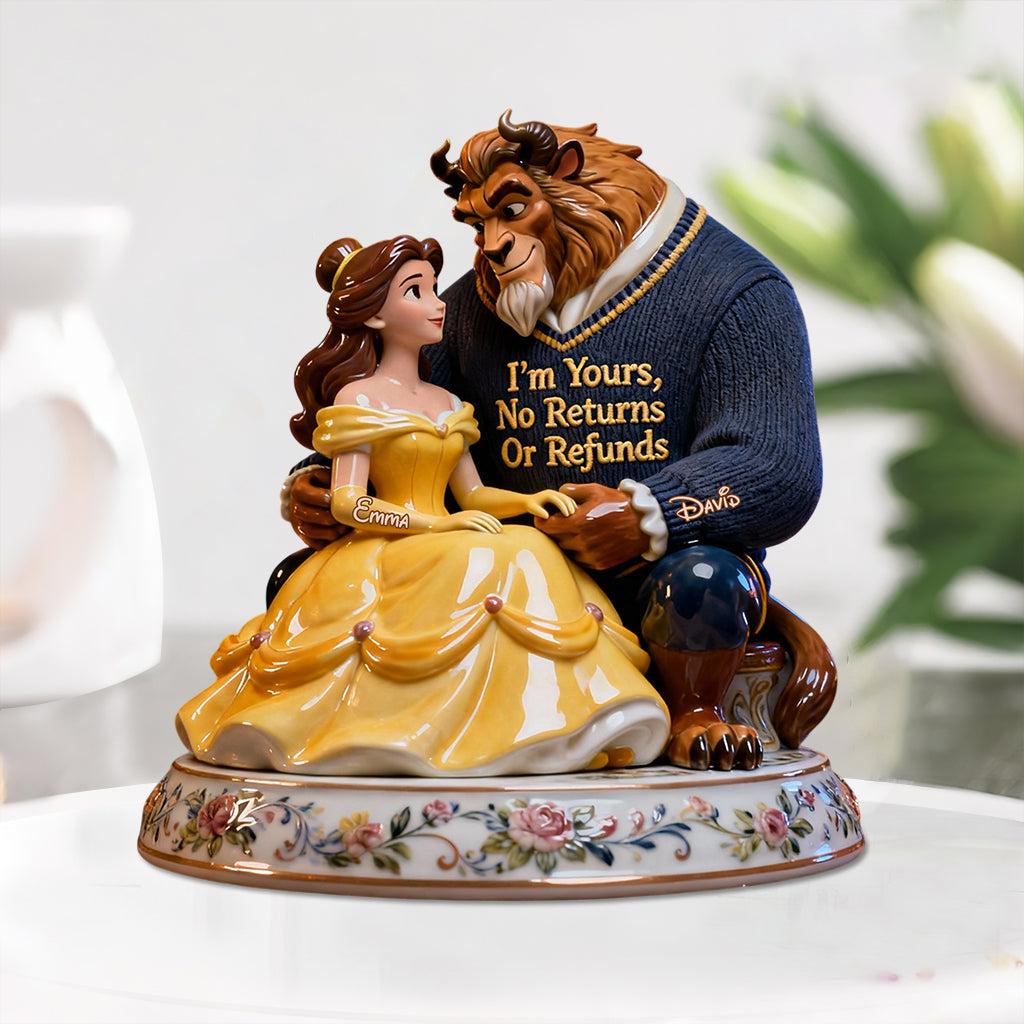 My Fairy Tale - Personalized Beauty And The Beast Custom Shaped Acrylic Plaque