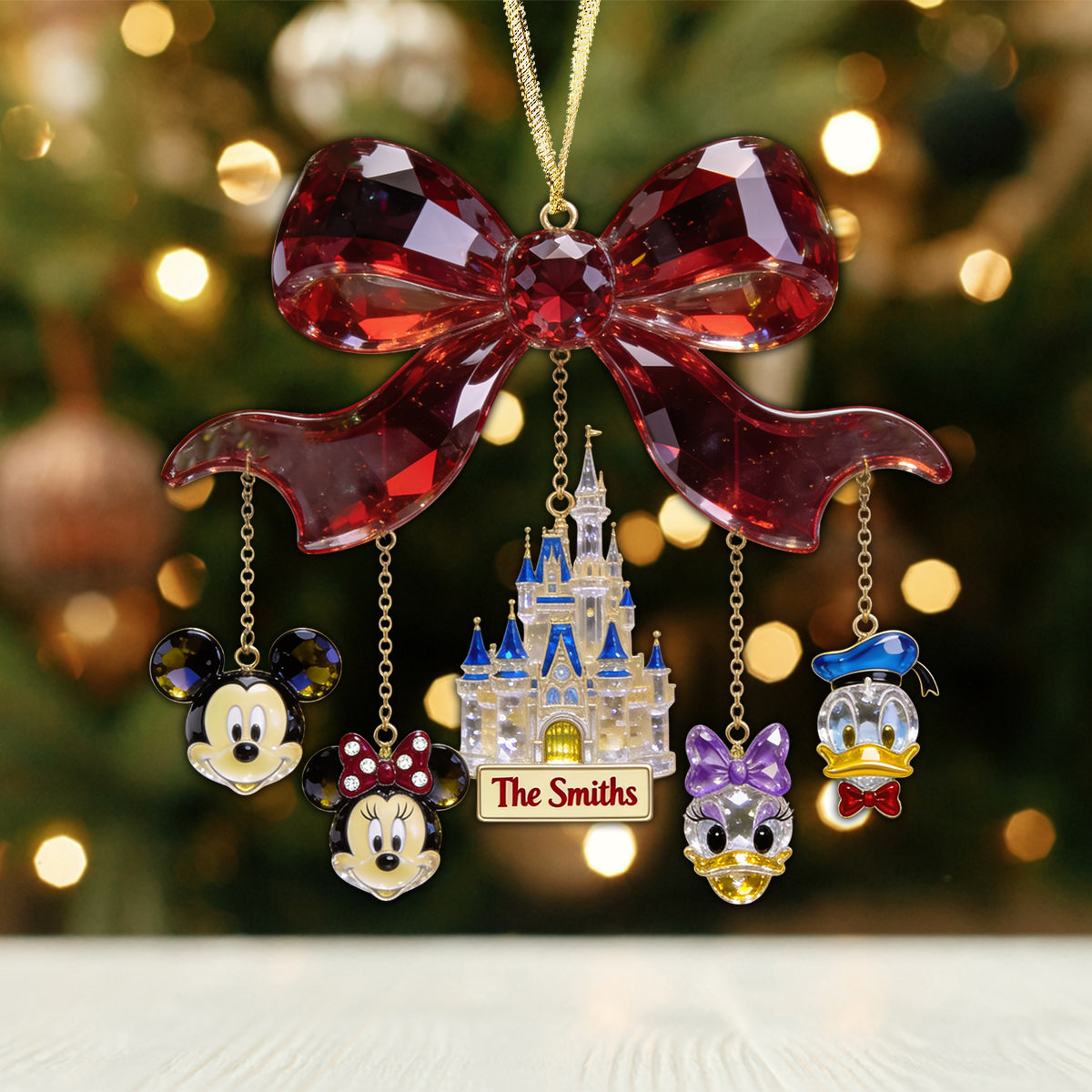 Believe In Magic - Personalized Dream Trip Ornament With Charm