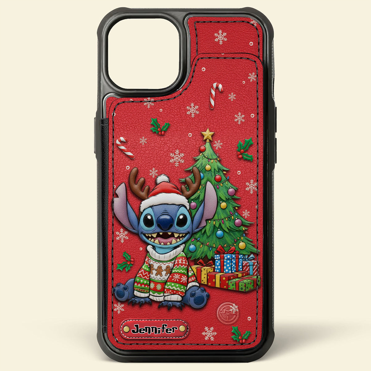 Blue Ohana - Personalized Ohana Fully Printed Wallet Phone Case