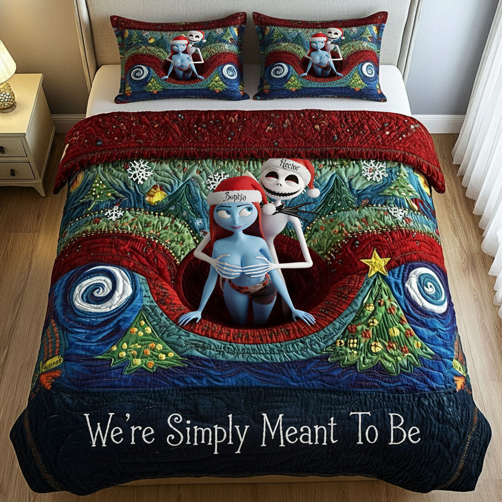 Gothic Holiday Love - Personalized Nightmare Bedding Set