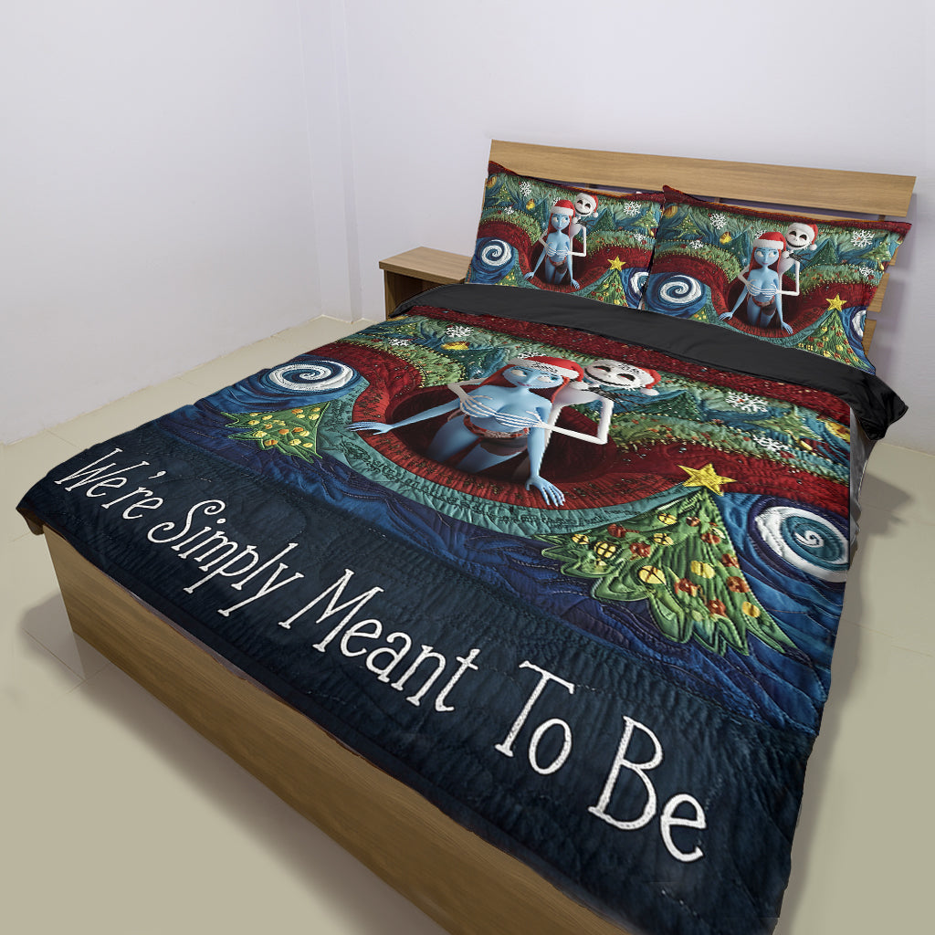 Gothic Holiday Love - Personalized Nightmare Bedding Set