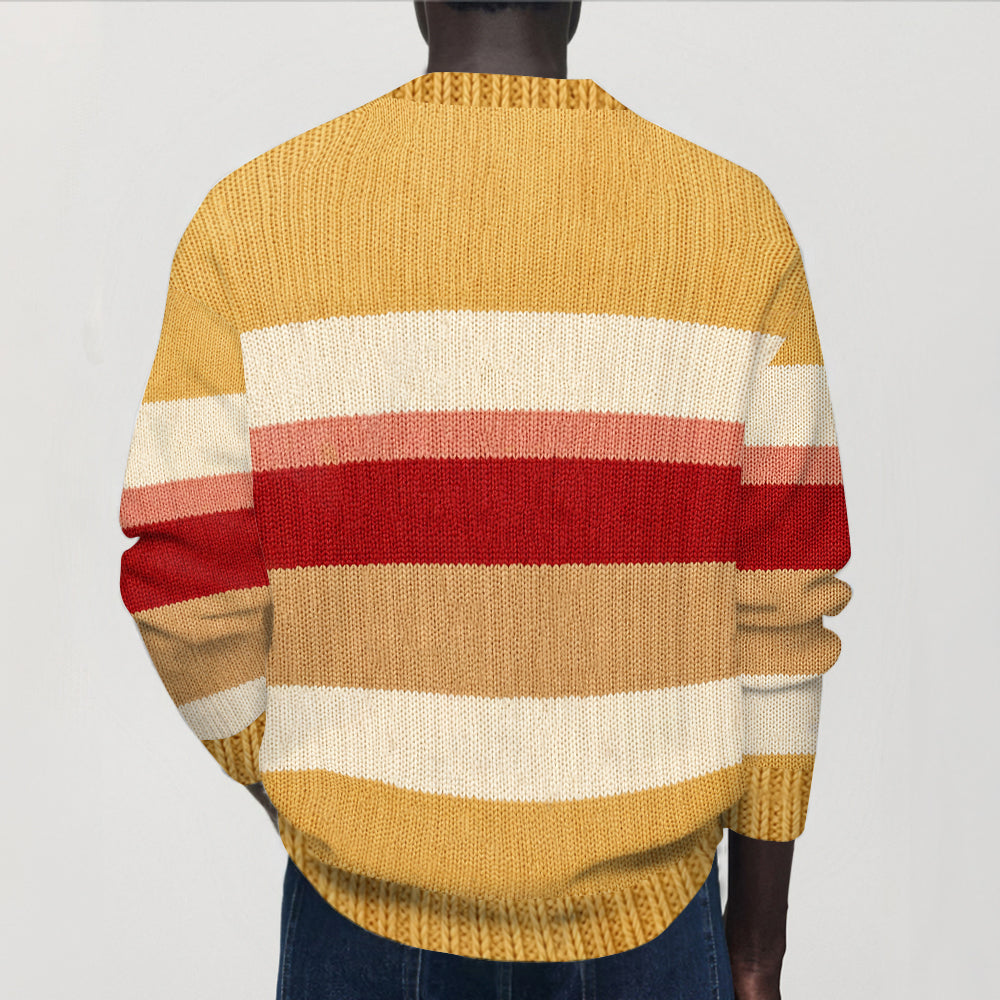 Friends - Personalized Yellow Bear Cardigan Sweater