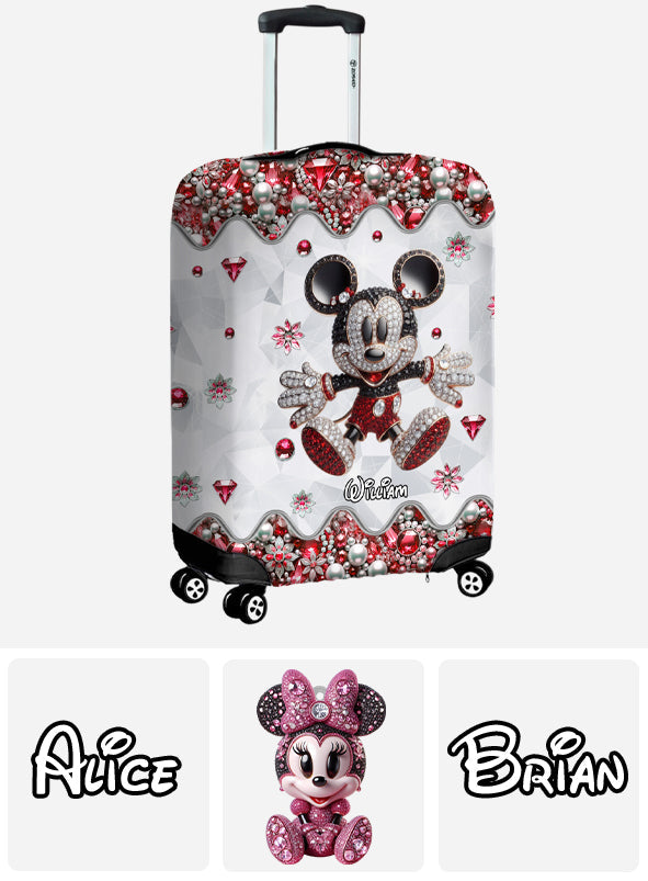 Adventure Awaits Magical Mouse Ears - Personalized Mouse Luggage Cover