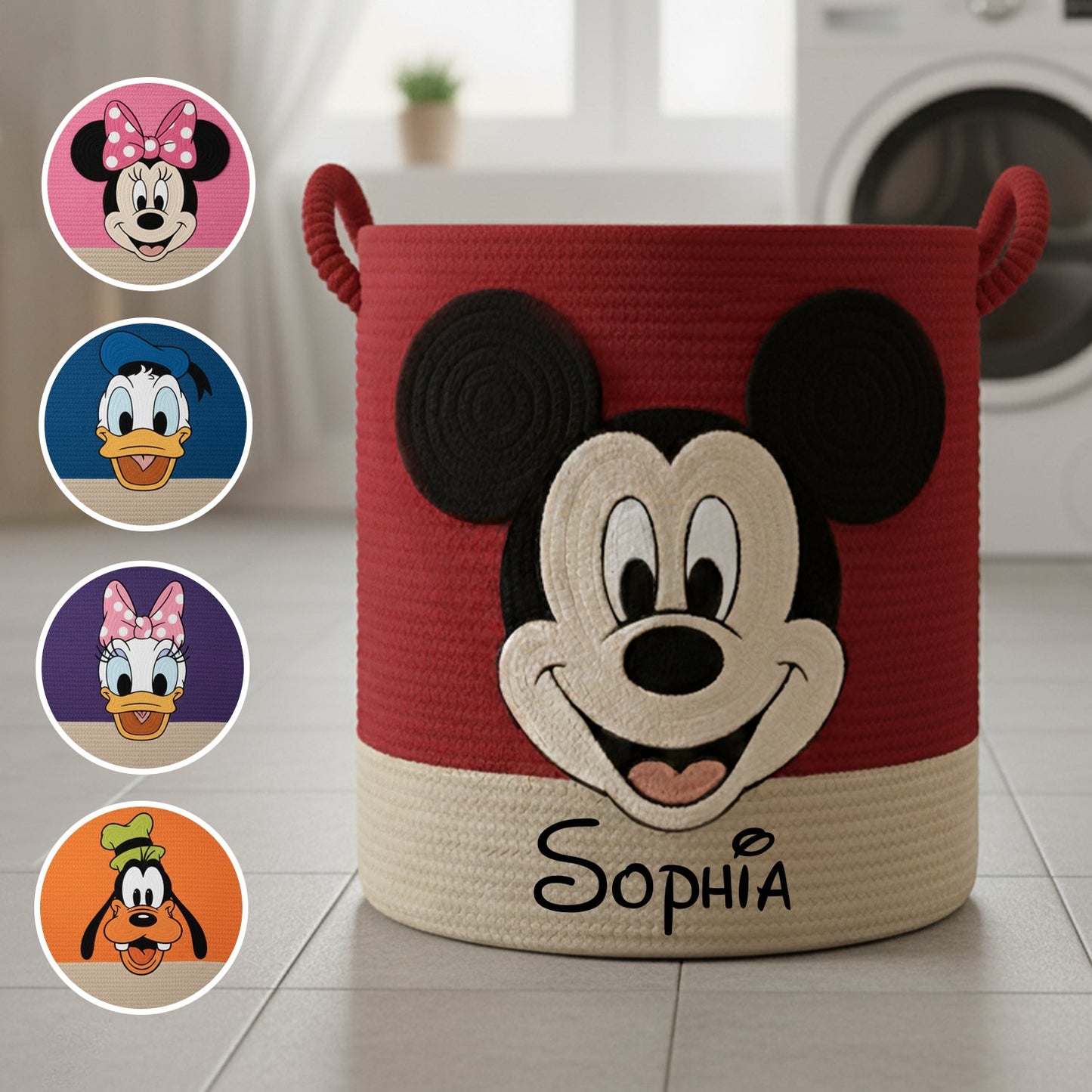 Magical Friends - Personalized Mouse Storage Basket
