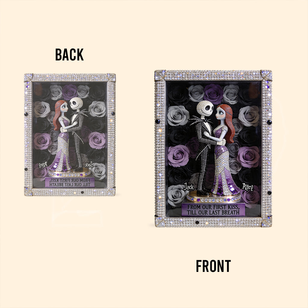 From Our First Kiss Till Our Last Breath - Personalized Nightmare Custom Shaped Acrylic Plaque