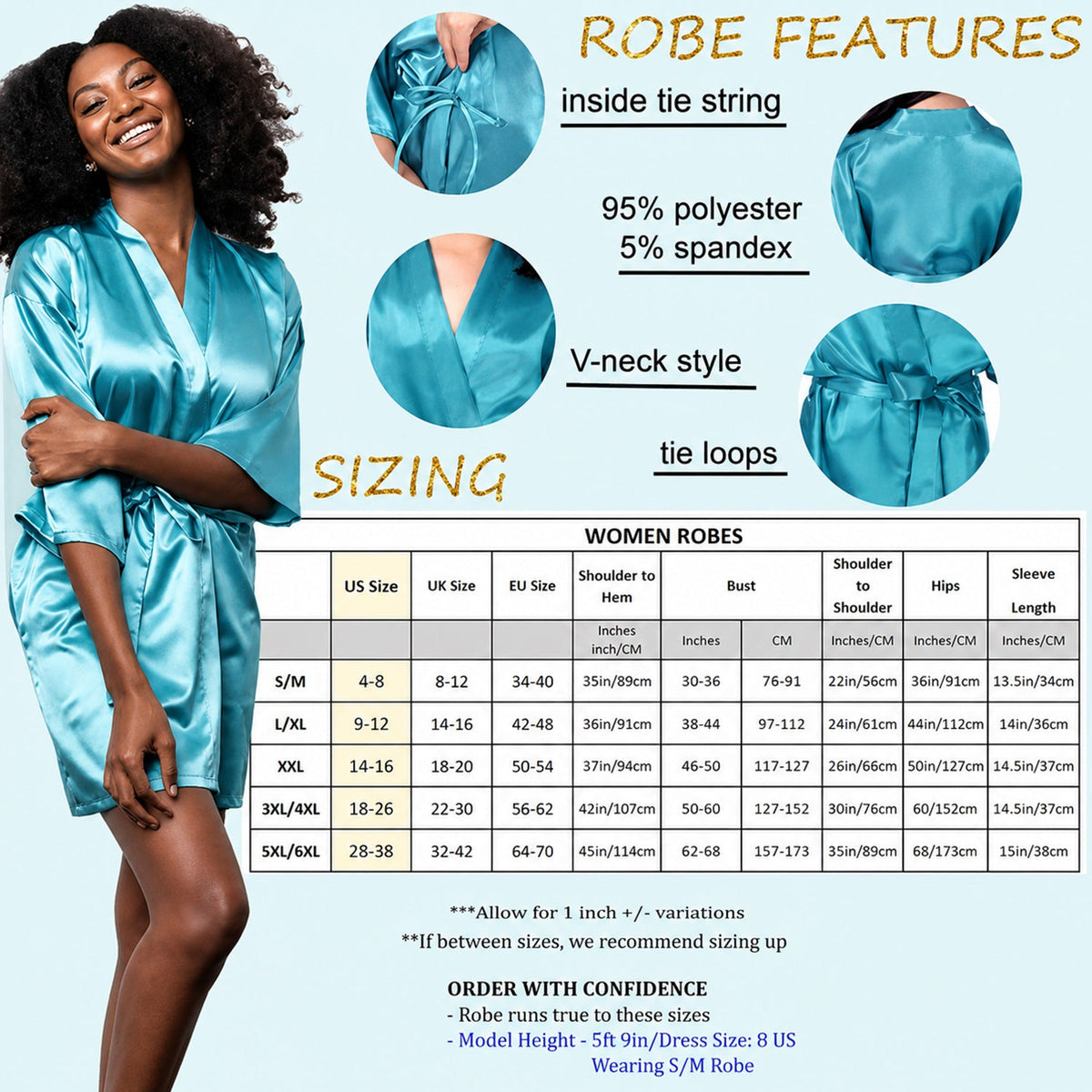 We're Simple Meant To Be - Personalized Nightmare Satin Robe