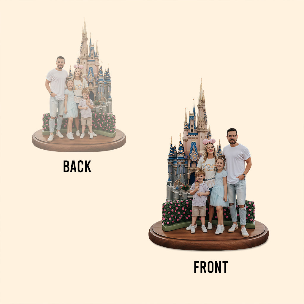 Any Photos Magical Trip - Personalized Mouse Custom Shaped Acrylic Plaque