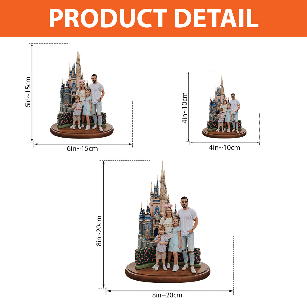 Any Photos Magical Trip - Personalized Mouse Custom Shaped Acrylic Plaque