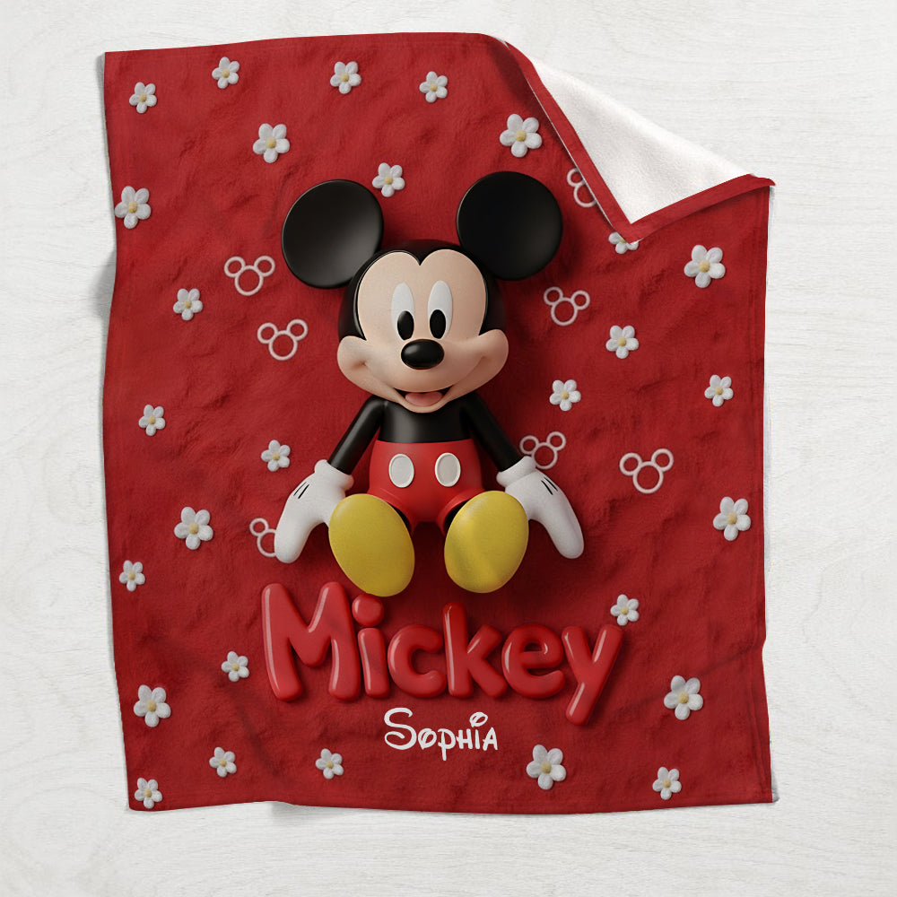 Magical Friends - Personalized Mouse Blanket