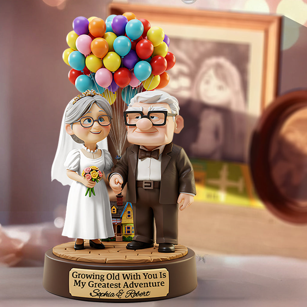 Growing Old With You - Personalized Mouse Custom Shaped Acrylic Plaque