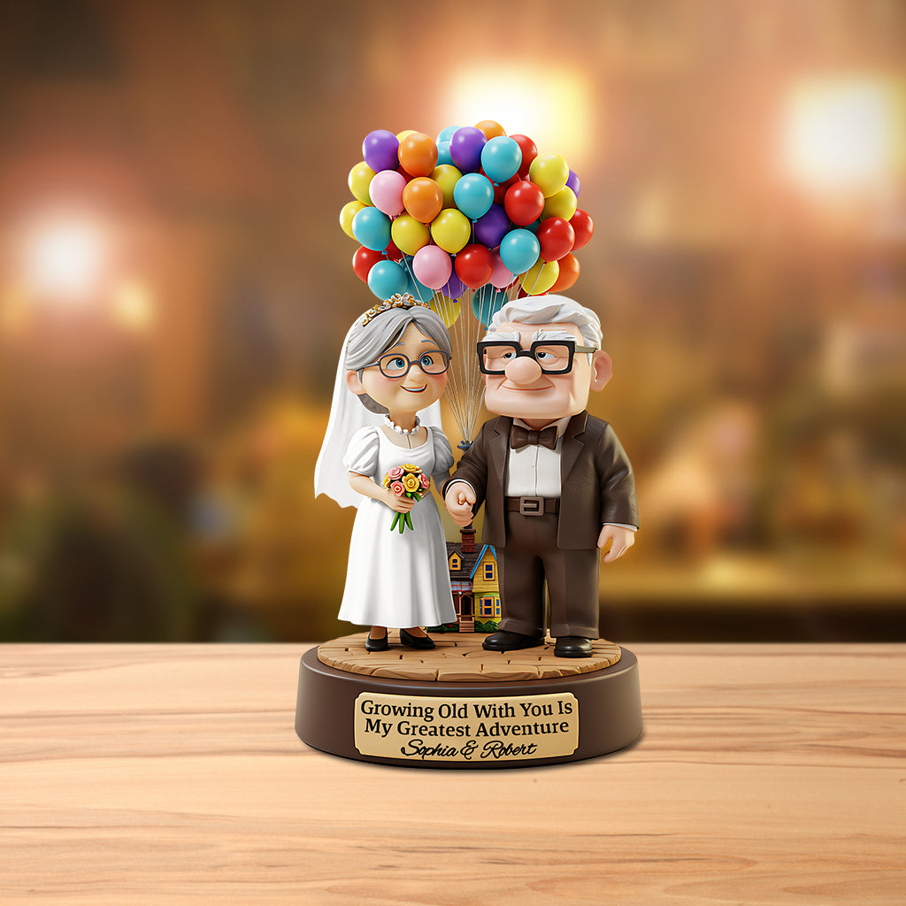 Growing Old With You - Personalized Mouse Custom Shaped Acrylic Plaque