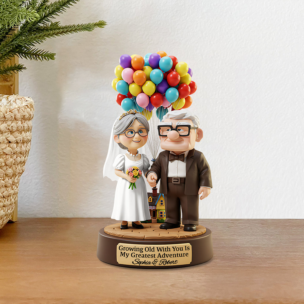 Growing Old With You - Personalized Mouse Custom Shaped Acrylic Plaque