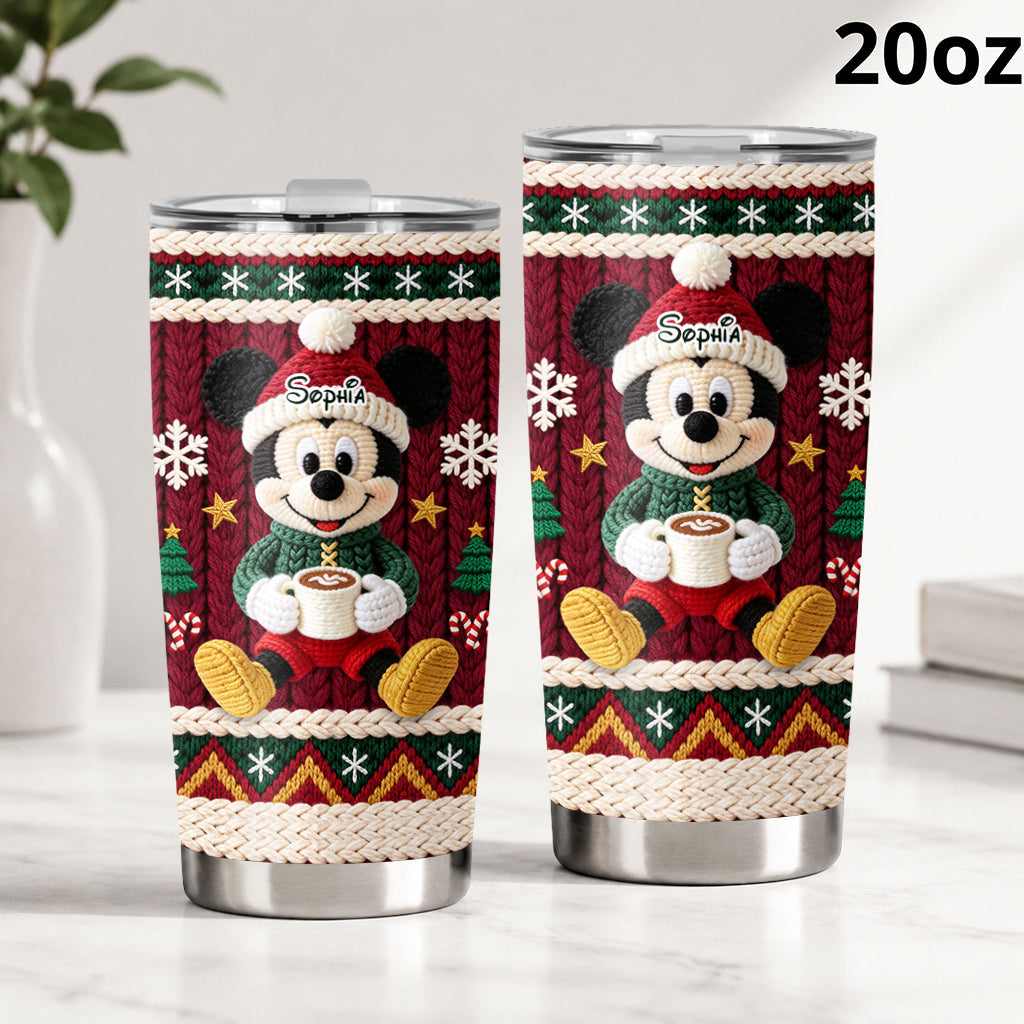 Merry Christmas - Personalized Mouse Tumbler
