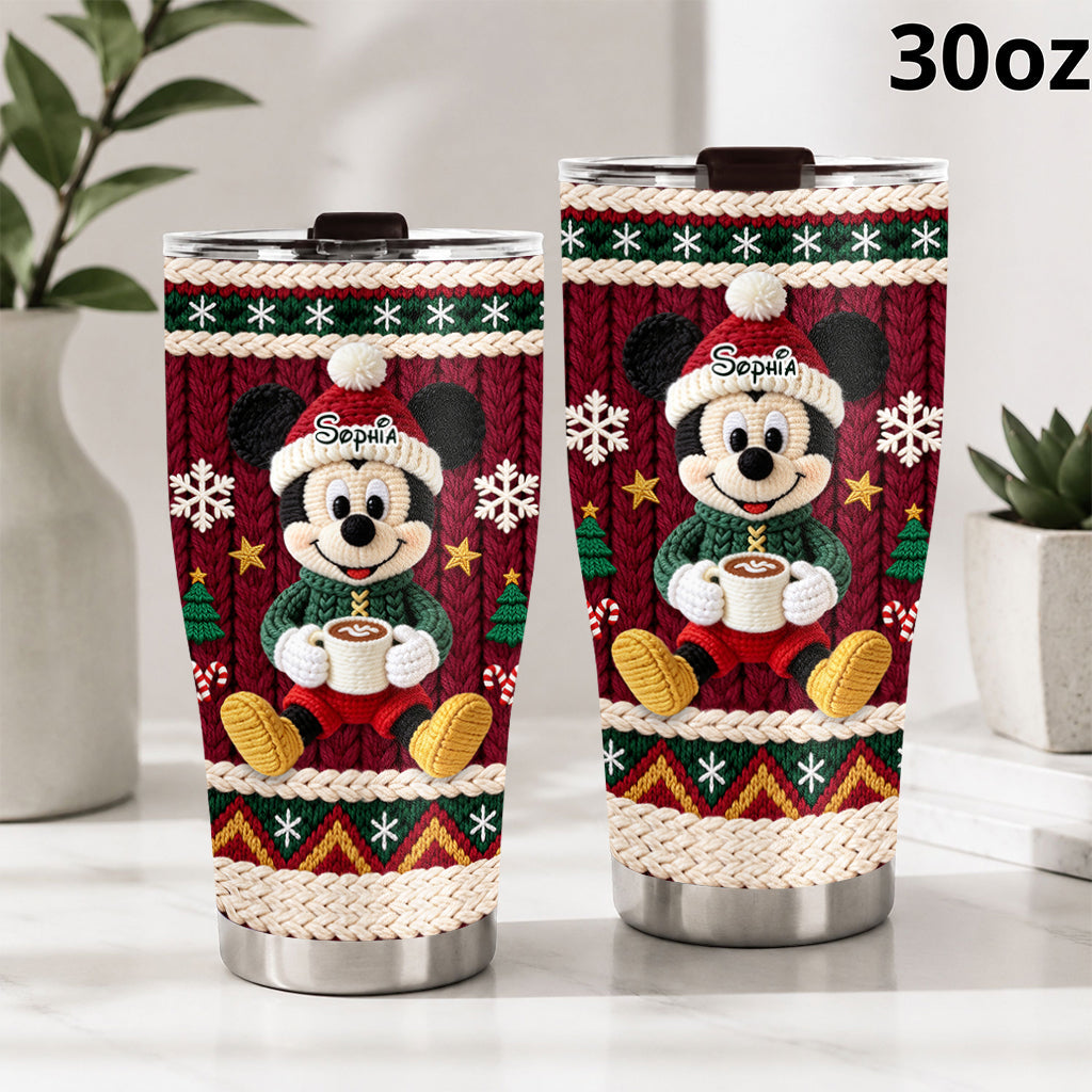 Merry Christmas - Personalized Mouse Tumbler