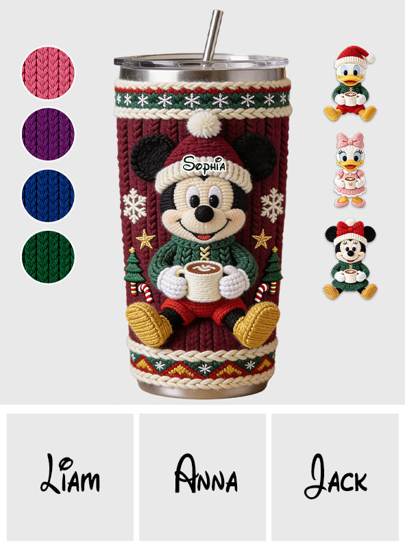 Merry Christmas - Personalized Mouse Tumbler