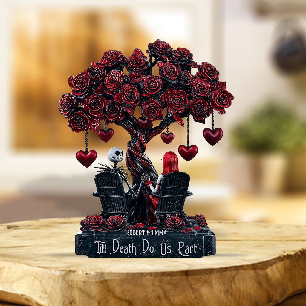 Till Death Do Us Part - Personalized Nightmare Custom Shaped Acrylic Plaque