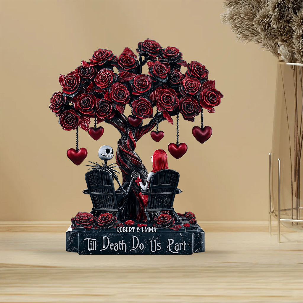 Till Death Do Us Part - Personalized Nightmare Custom Shaped Acrylic Plaque